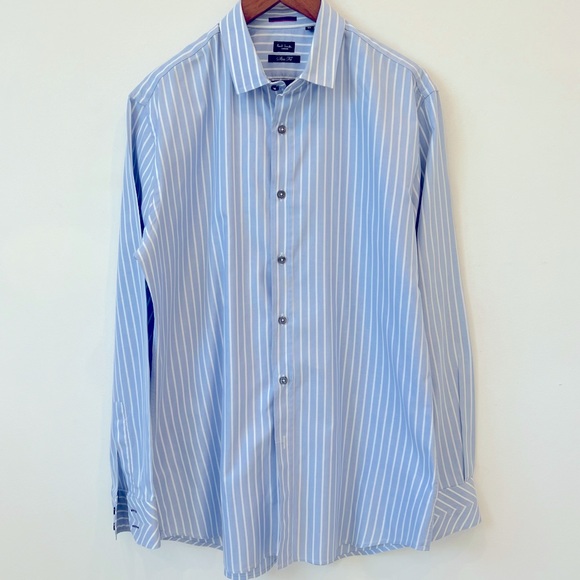 Paul Smith blue striped shirt